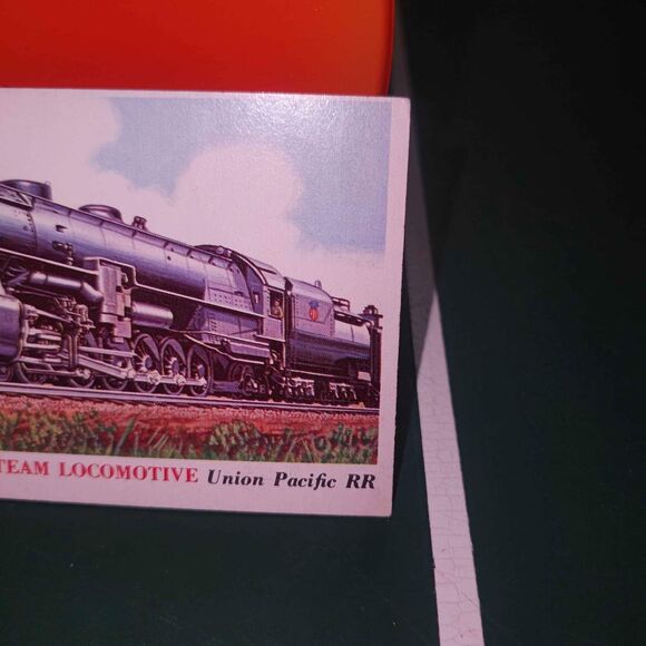 Vintage 1955 Topps Rails and Sails Steam Locomotive #126 - Picture 3 of 6